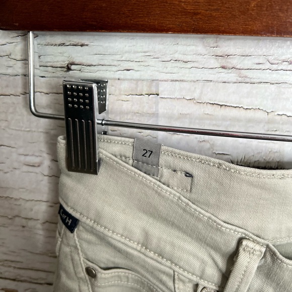 Citizens of humanity tan brown high rise rocket crop jeans size 27 - Picture 6 of 10